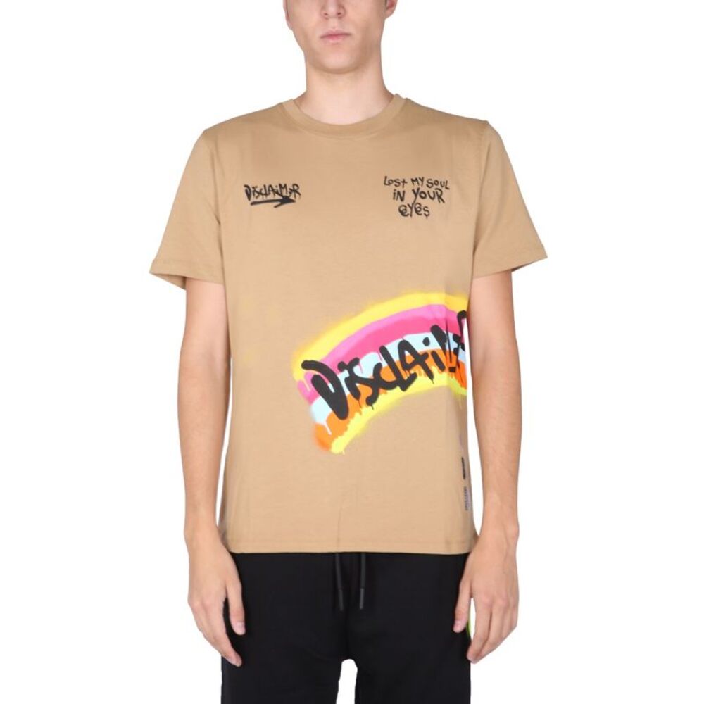 Disclaimer Men T-Shirt With Screen Print